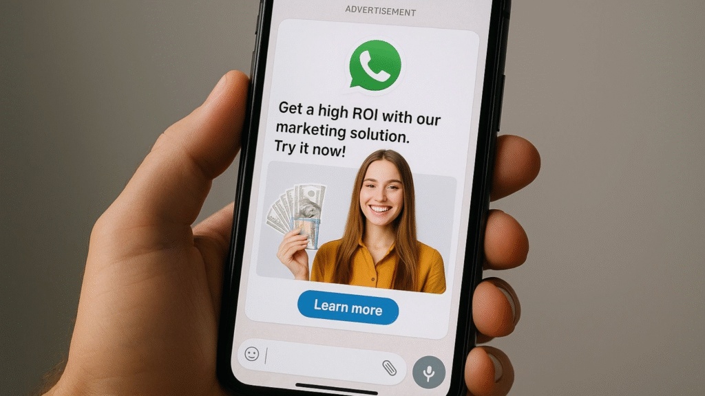 What is a WhatsApp Marketing Ad Format?