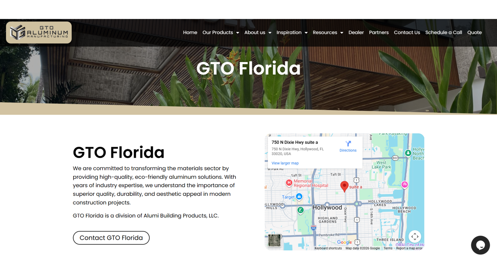 GTO Florida Website Design