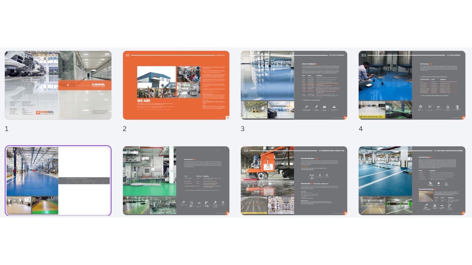 Chemsol Polymer Brochure Design