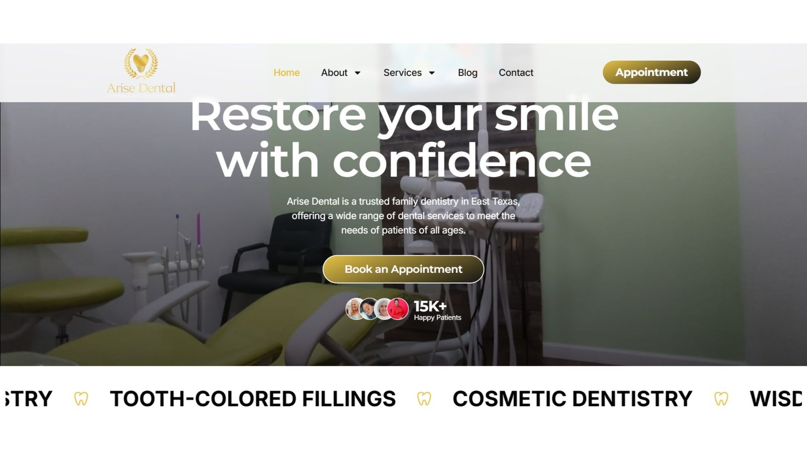 Arise Dental Website